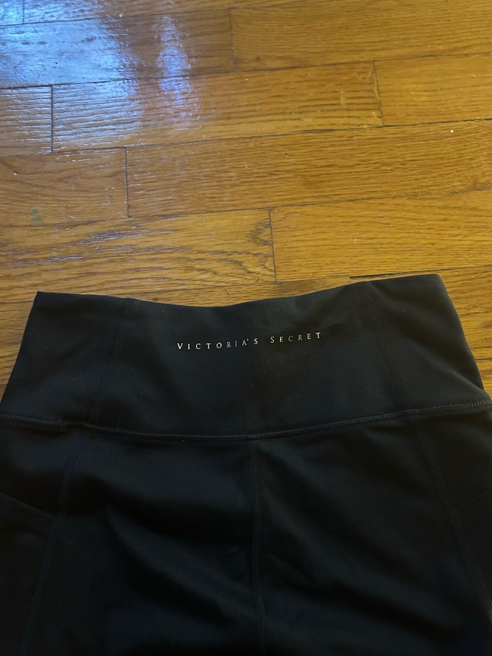 Victoria's Secret Black High-Waist Active Shorts